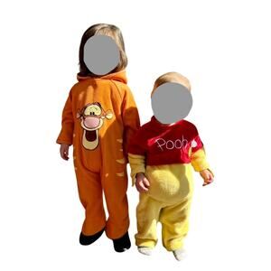 Winnie The Pooh And Tigger Costume Set For Toddlers Gender Neutral